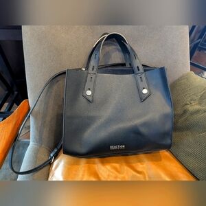 Kenneth Cole Reaction black vegan leather hand bag